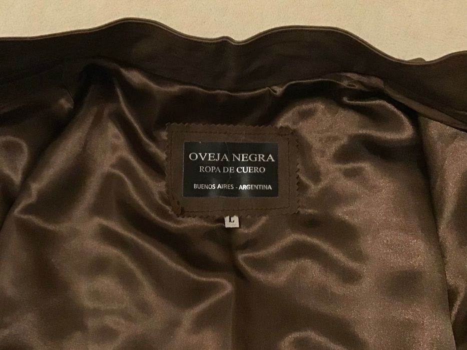 Casaco em pele genuína