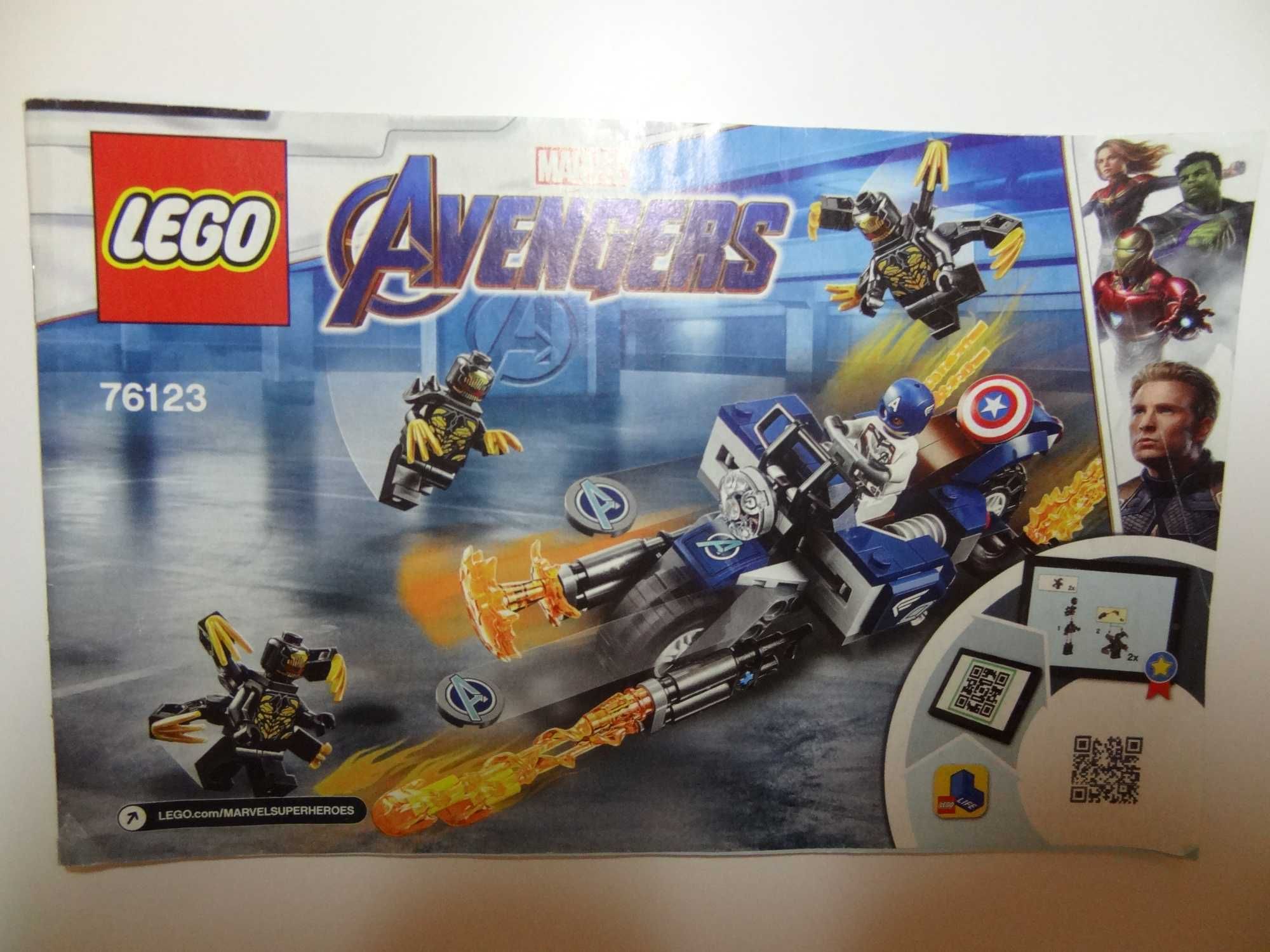 Zestaw LEGO Marvel Super Heroes - 76123, 6 lat +