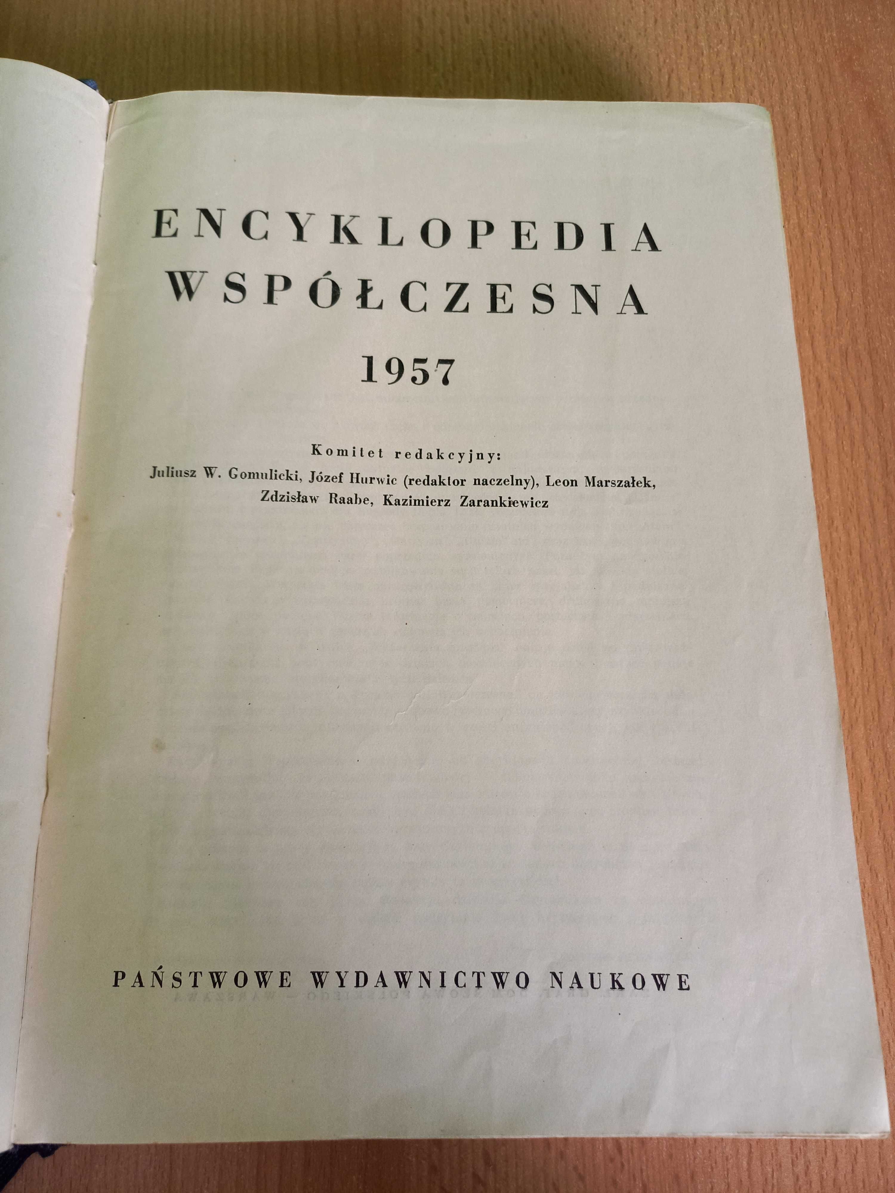 encyklopedia współczesna 1957 w idealnym stanie