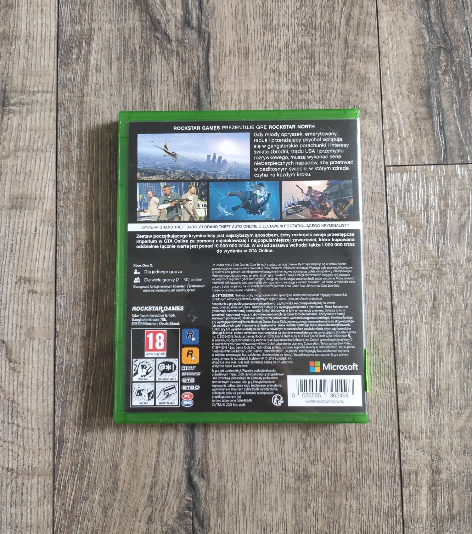 Gra Xbox One Grand Theft Auto V GTA 5 Wysyłka OLX Gwarancja Elbląg