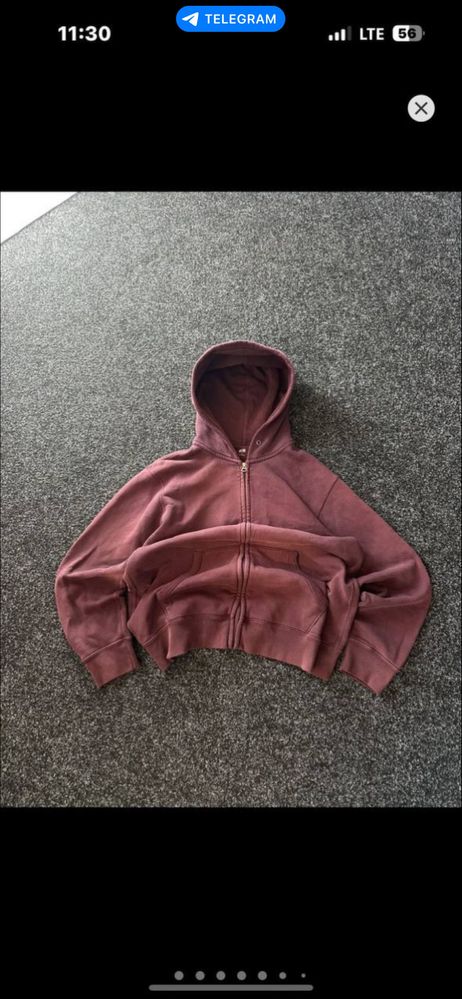 Зип худи zip hoodie boxy fit