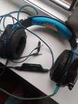 Игровые наушники Kotion Each G2000 с микрофоном и подсветкой Blue