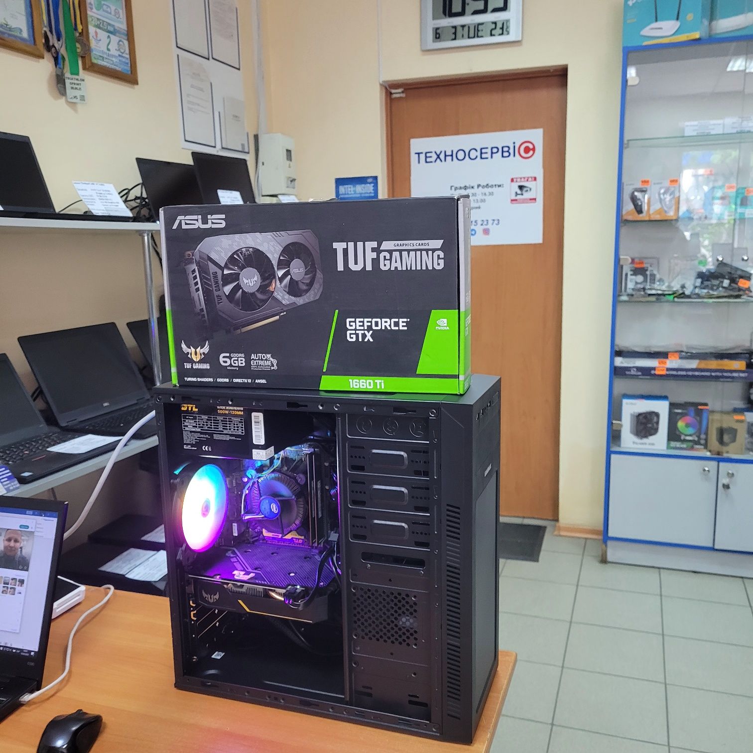 Комп'ютер Core i3-10100F/16Gb/GTX 1660Ti/512Gb SSD M.2/на гарантії