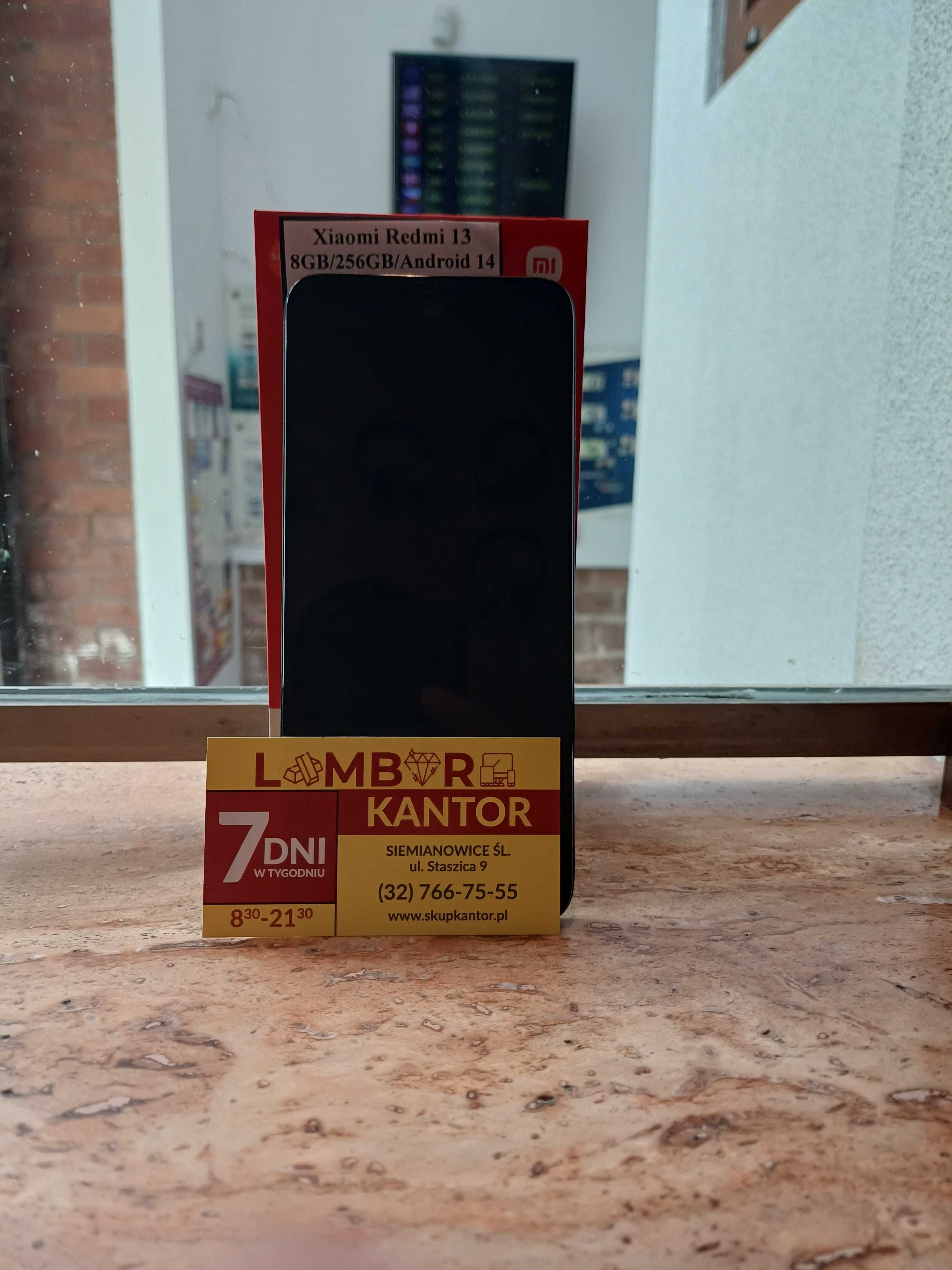 (2233/25)Xiaomi Redmi 13 8GB/256GB/Android 14 Nowy!!