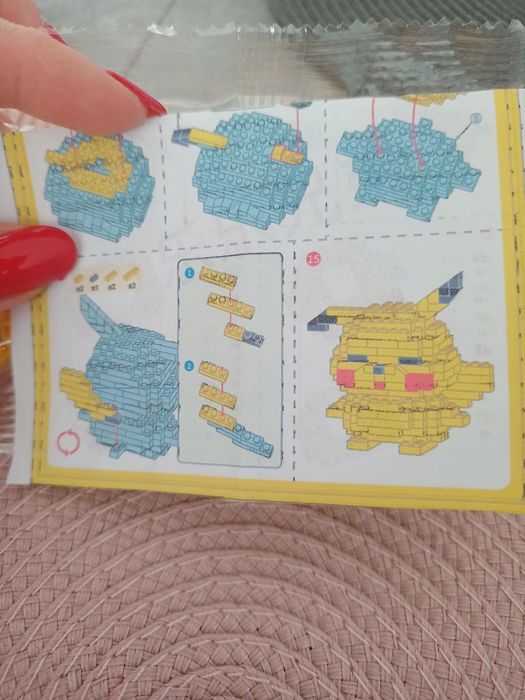 Pikachu LEGO klocki pokemon