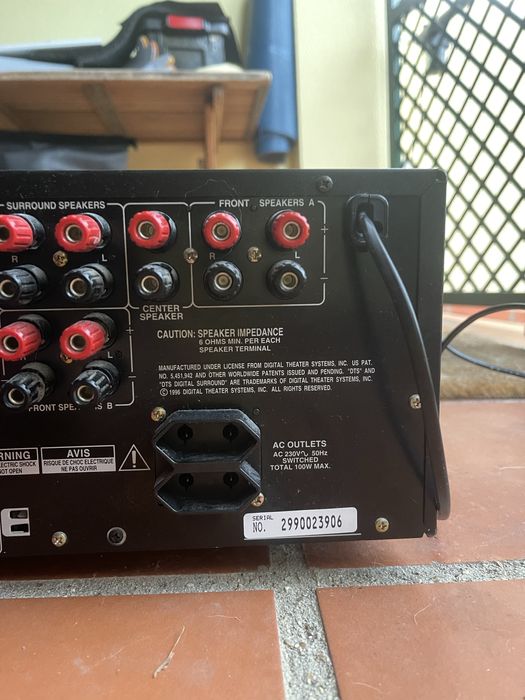 Onkyo TX-DS676 Av Receiver — 220-250v