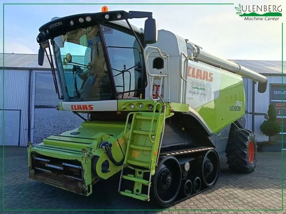 Claas Lexion 760 TT  Kombajn Claas Lexion 760 TT + Heder Vario 1200 + wózek