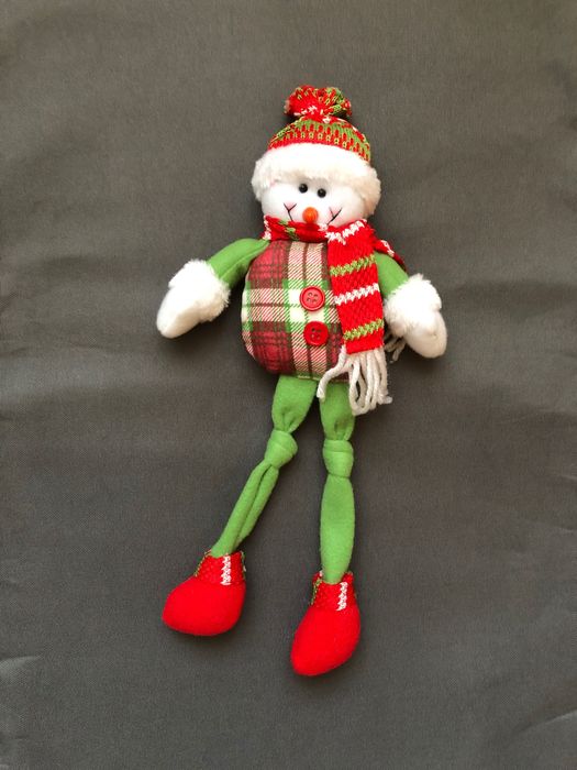 Сніговик декор новорічний різдвяний