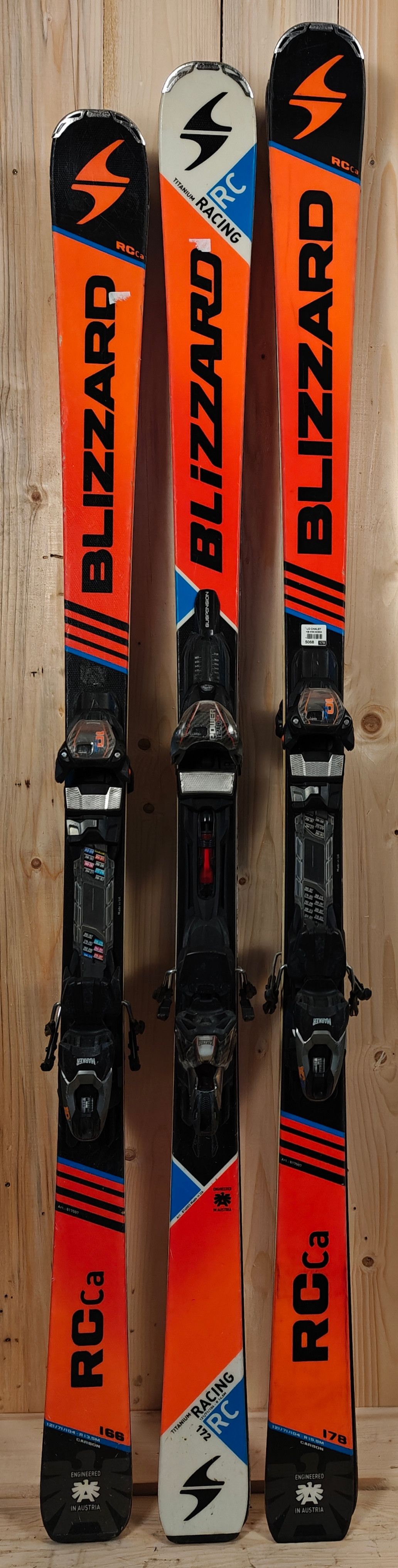 Narty 3 X Blizzard RC (160 zł / 30€ netto za parę), pakiet nart