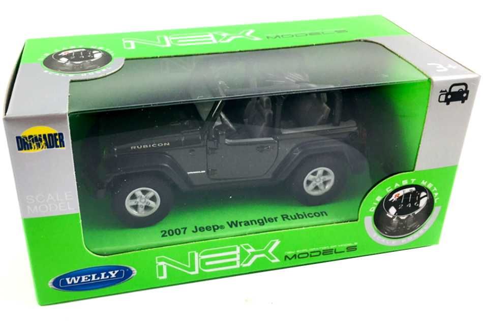 Jeep Wrangler Rubicon model WELLY 1:34 zielony