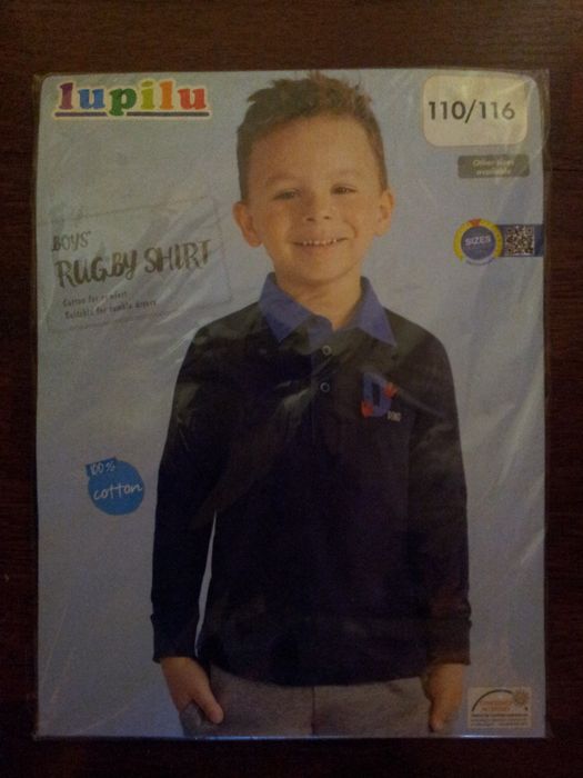 Nowa chłopięca koszulka na dł. rękaw r. 110/116 (4-6 lat) LUPILU