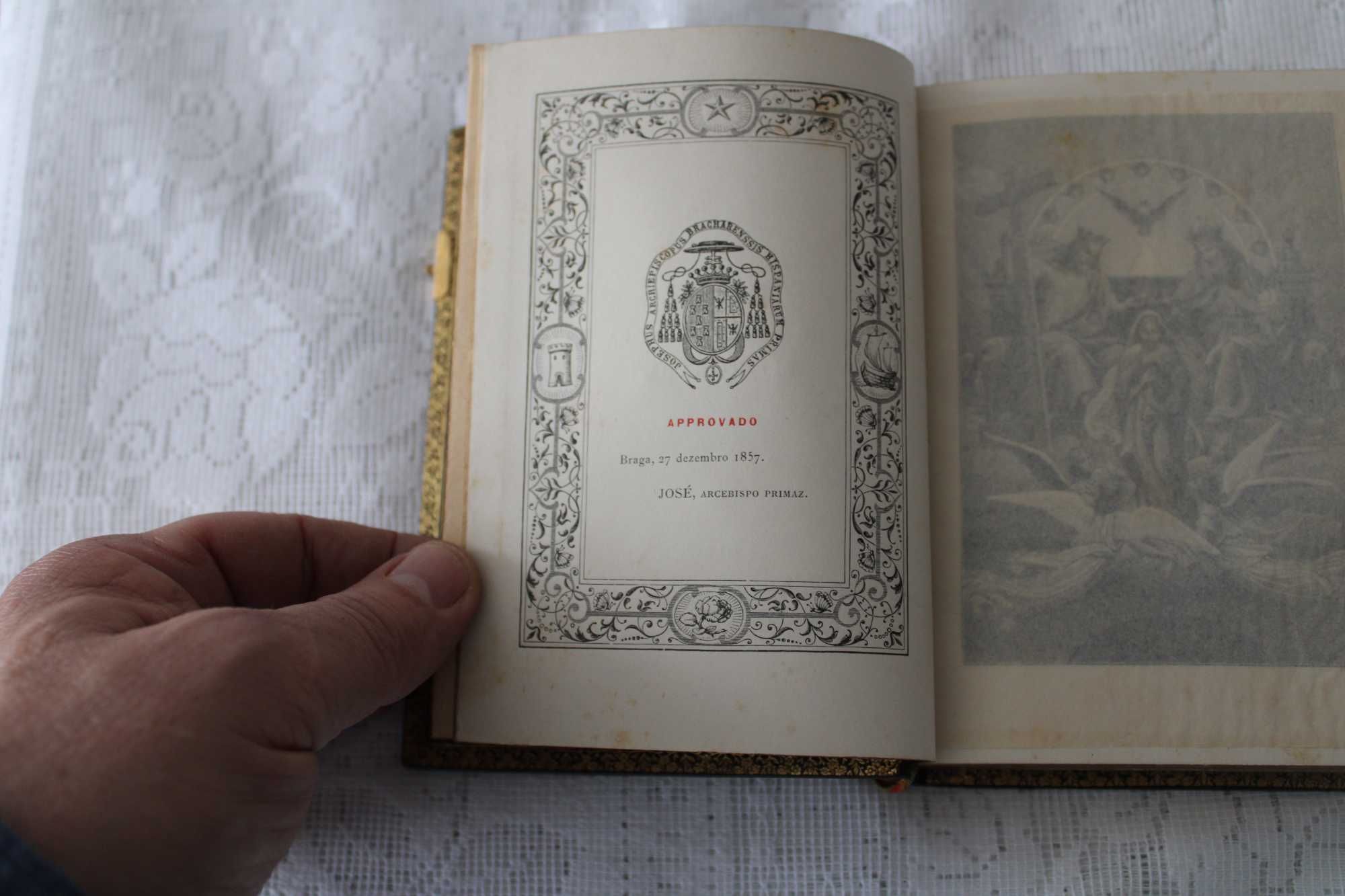 Missal, Nossa Senhora do Rosário, edição Pariz, Prata e dourados 1857