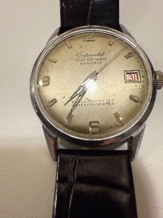 Vintage zegarek swiss Continental Gulf Stream
