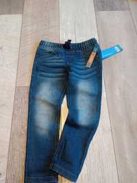 Spodnie jeansowe nowe chłopiec 104/110
