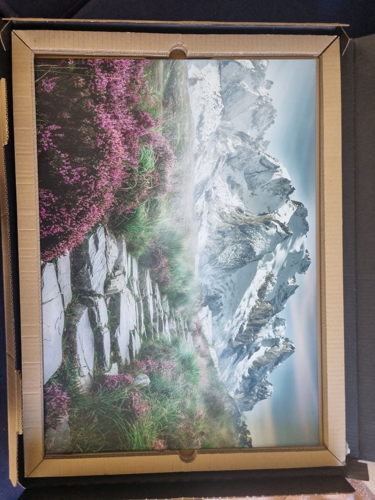 Displate góry plakat metalowy matowy rozmiar landscape L oryginalny