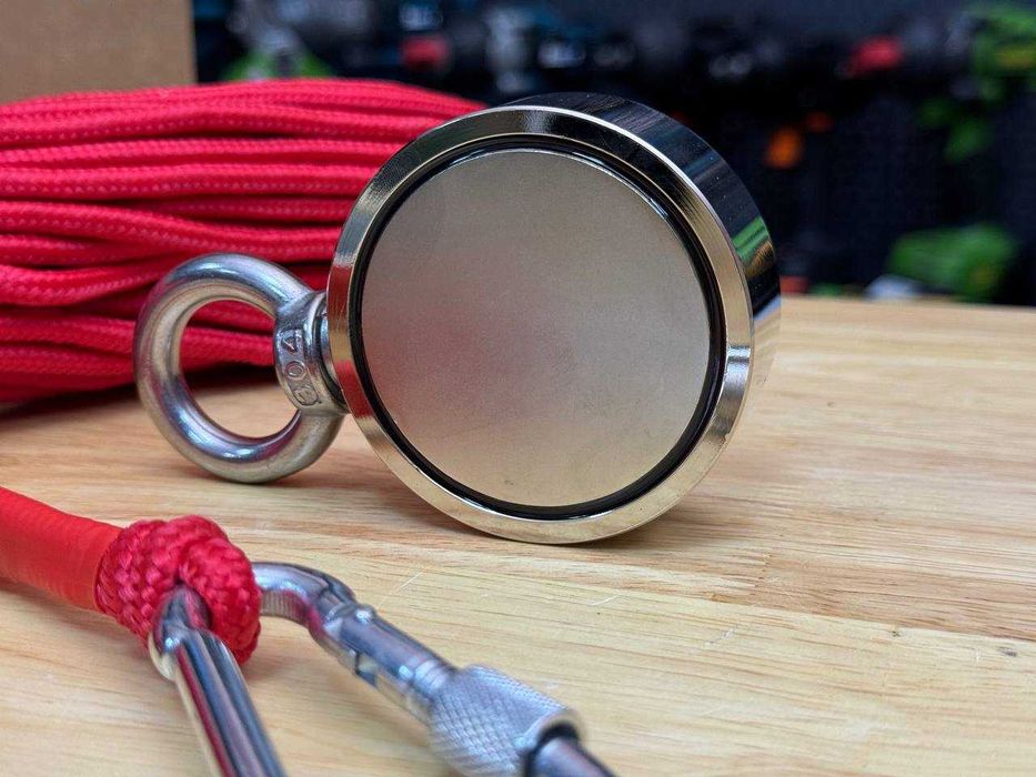 Оренда Пошуковий Магніт 200кг  LNM67-3 Двохсторонній з Мотузкою 20 м