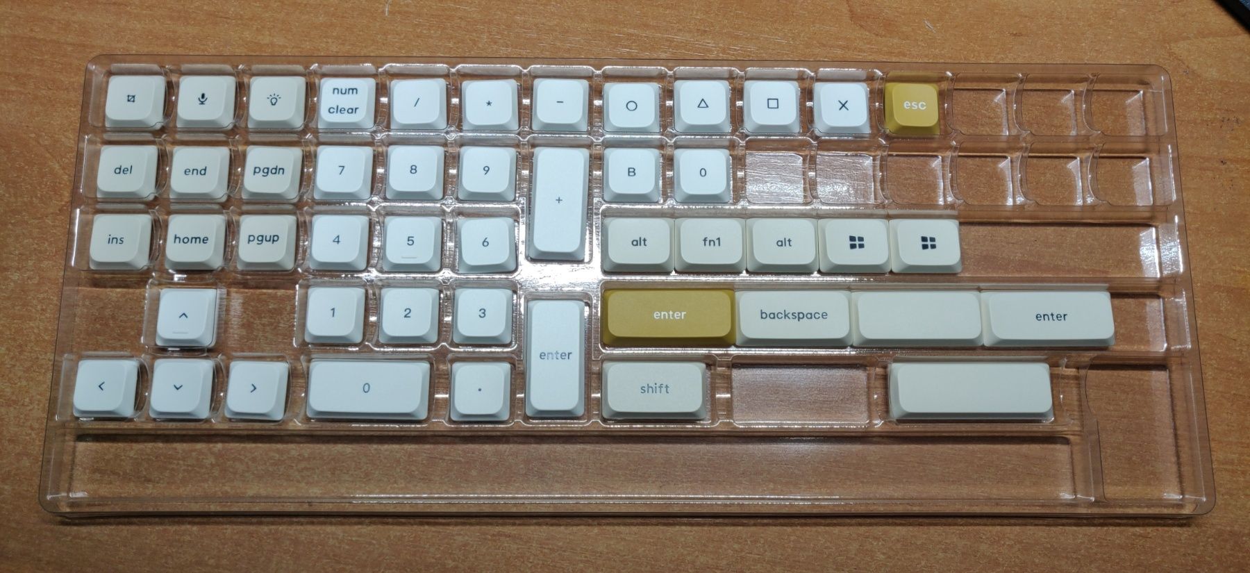 Набір клавіш Keychron Low Profile Double Shot PBT LSA Version 2 Camel