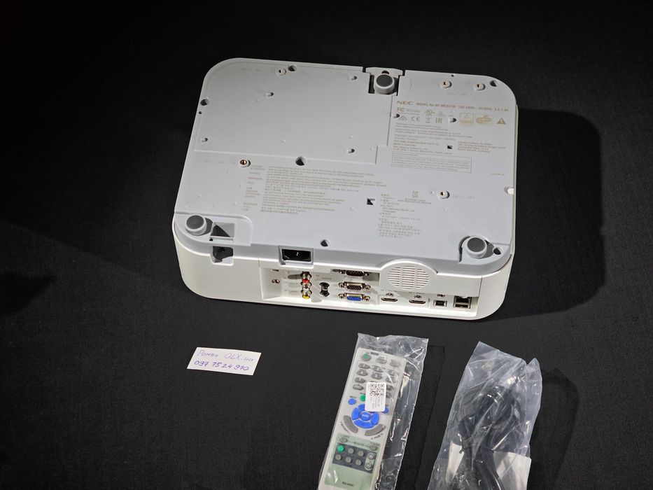 Проектор NEC ME331W, 1280х800 WXGA 3300люм ANSI, 3LCD,