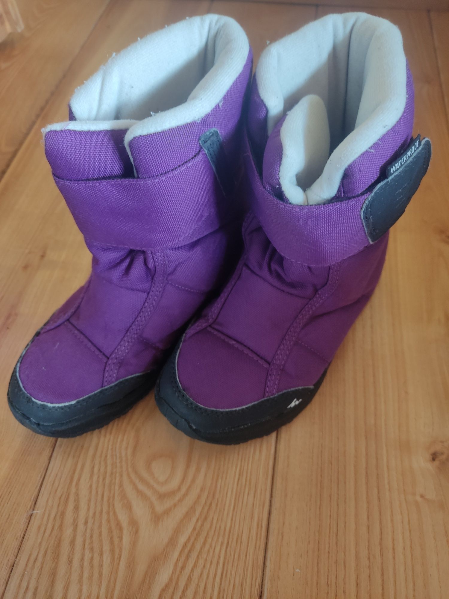 Buty śniegowce dla dziewczynki Quechua Decathlon 31