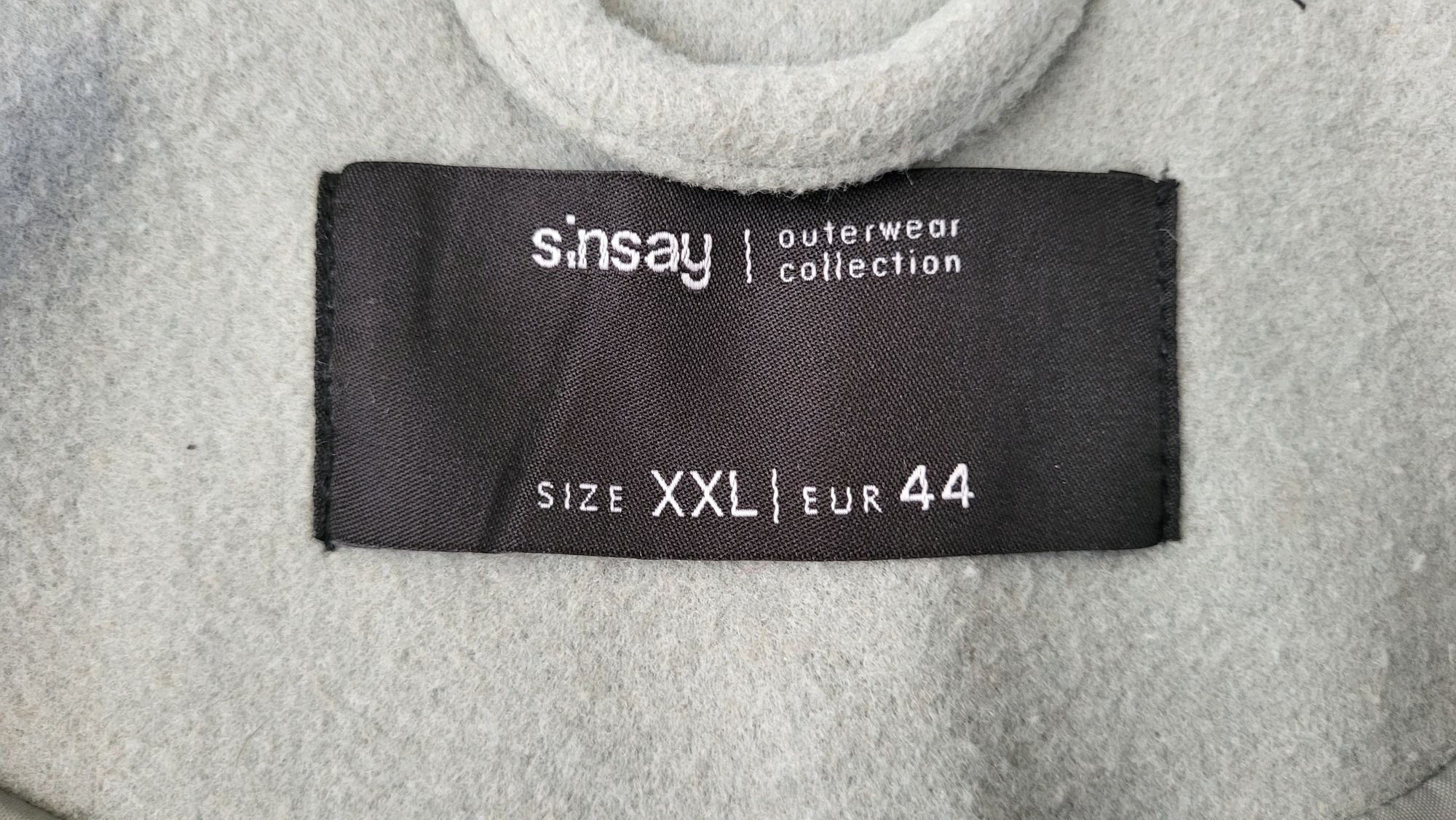 Płaszcz Sinsay XXL /44 z dodatkiem wełny
