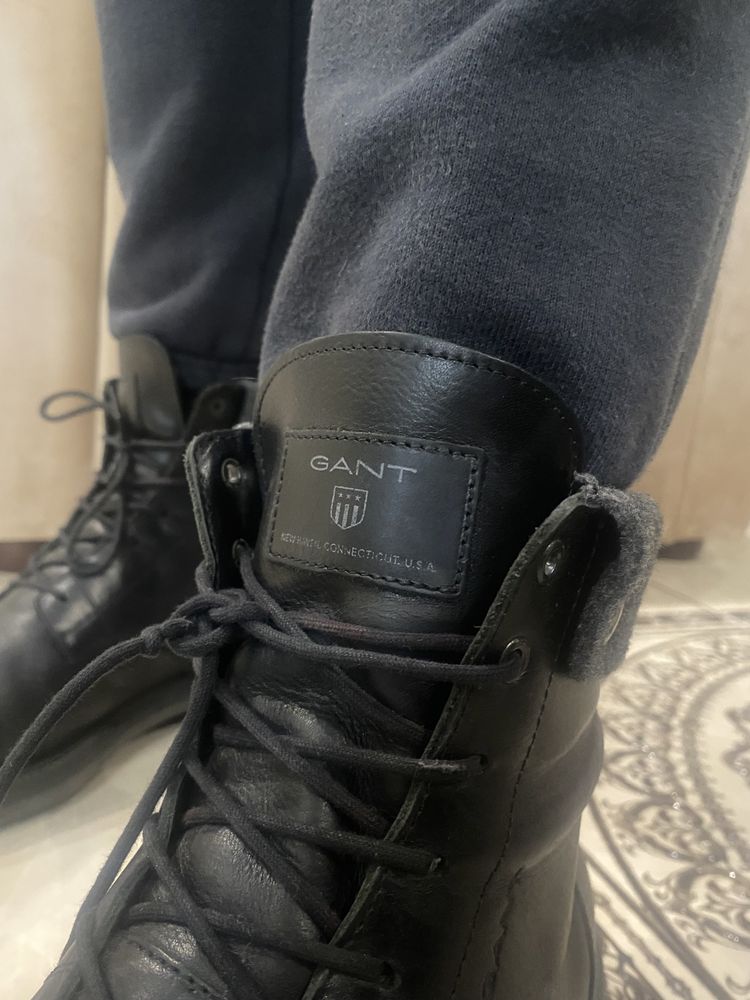 Gant чоботи чоловічі чорні 44