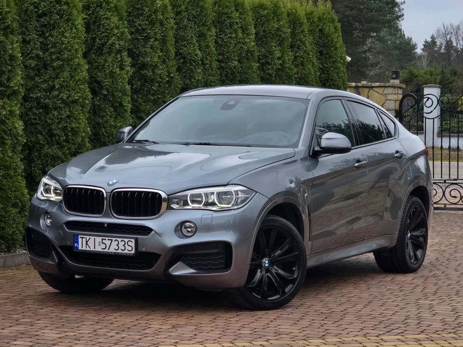 BMW X6 3.0d_258KM_M-Sport_Skóra_Navi_Alu20"_HeadUp_Logic7_Kamery 360_Dociągi
