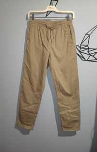 Bawełniana spodnie męskie na gumce H&M XS