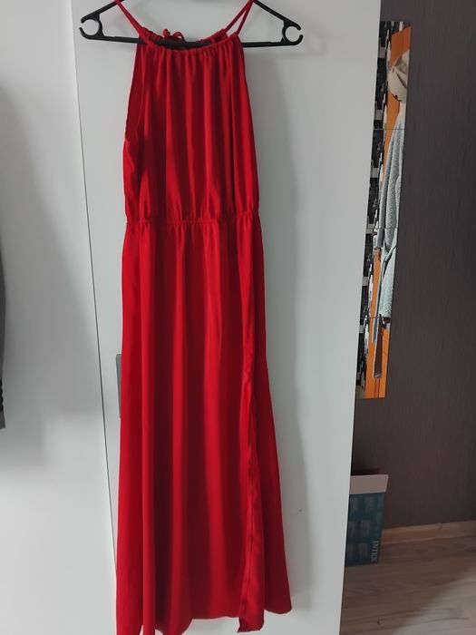 Sukienka zwiewna dluga maxi