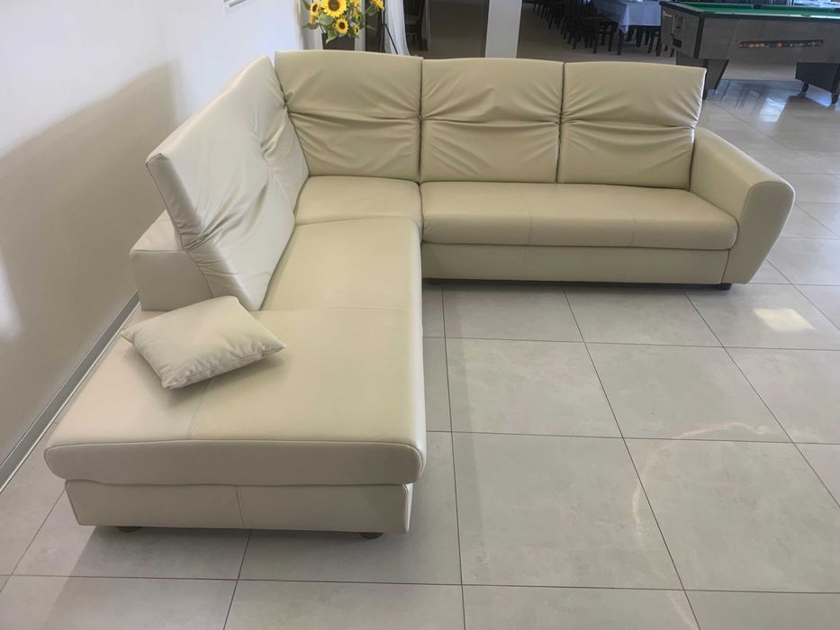 niemiecki narożnik 270x245 skóra naturalna jak nowy