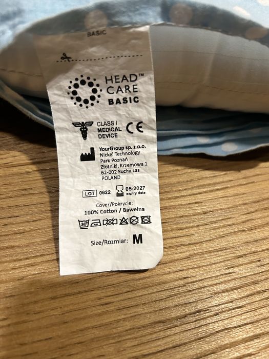 Specjalistyczna poduszka dla niemowląt Head Care Basic rozmiar M