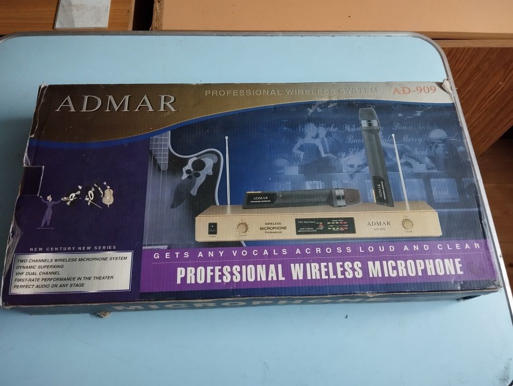 Mikrofony bezprzewodowe Admar AD 909.