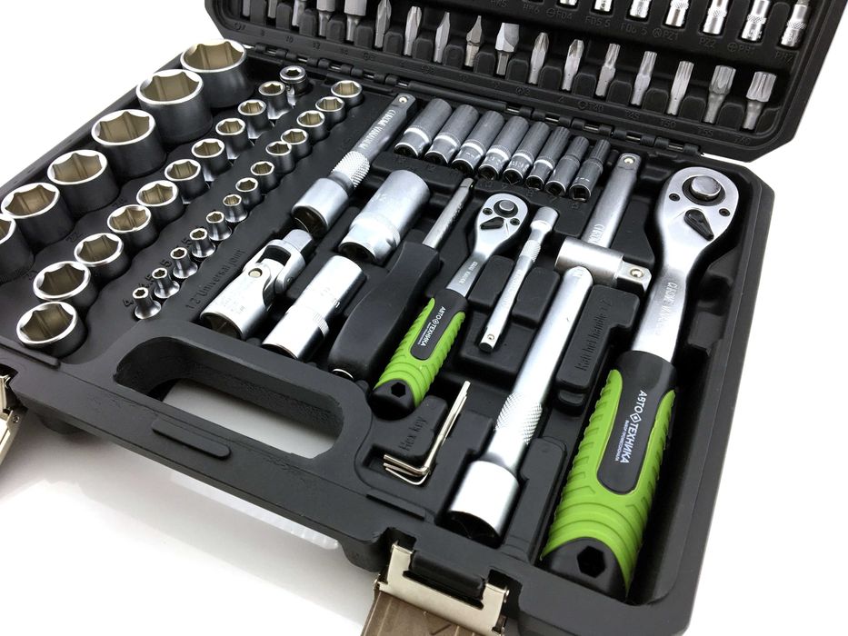 Набір інструментів головок Cr-V 108 пред, набор инструментов 108 пред.