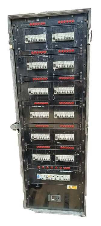 Rozdzielnica Powerlock 400A-12x socapex 19pin z przewodami i puszkami