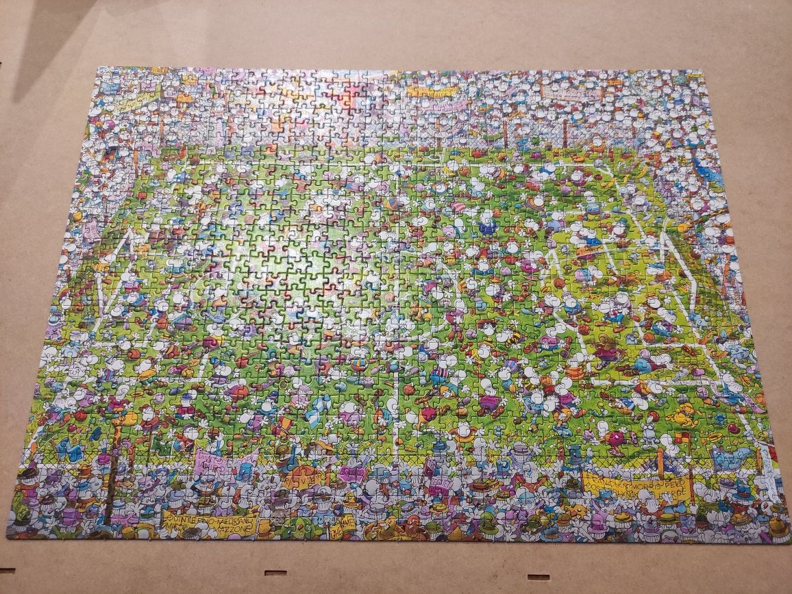 Puzzle "Mecz piłki nożnej"