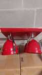 Lampa Reflektory sufitowe Oriva Ab czerwone w stylu Loft IKEA