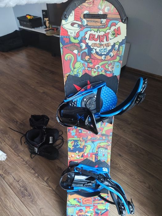Deska burton 125cm + wiązania + buty rozm  38 (6)