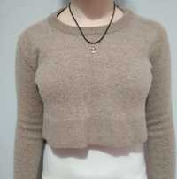 Шерстяной стильный джемпер свитер Massimo Dutti (xs, s)
