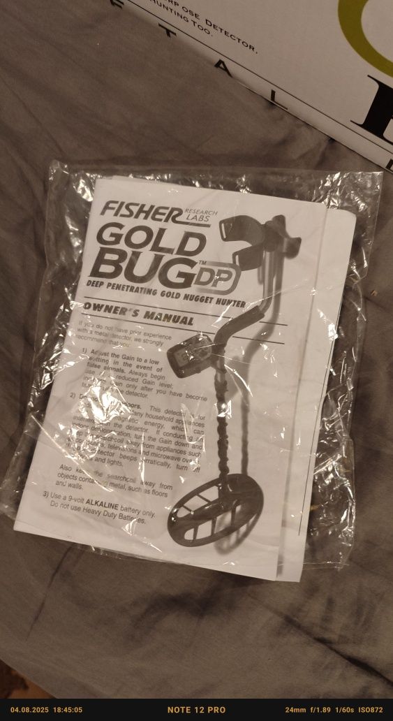 Металошукач Fisher Gold Bug dp