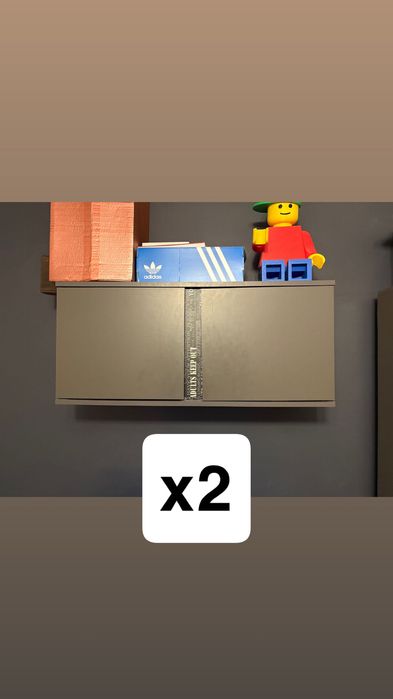 meble zestaw szafa, x2 półki, regał