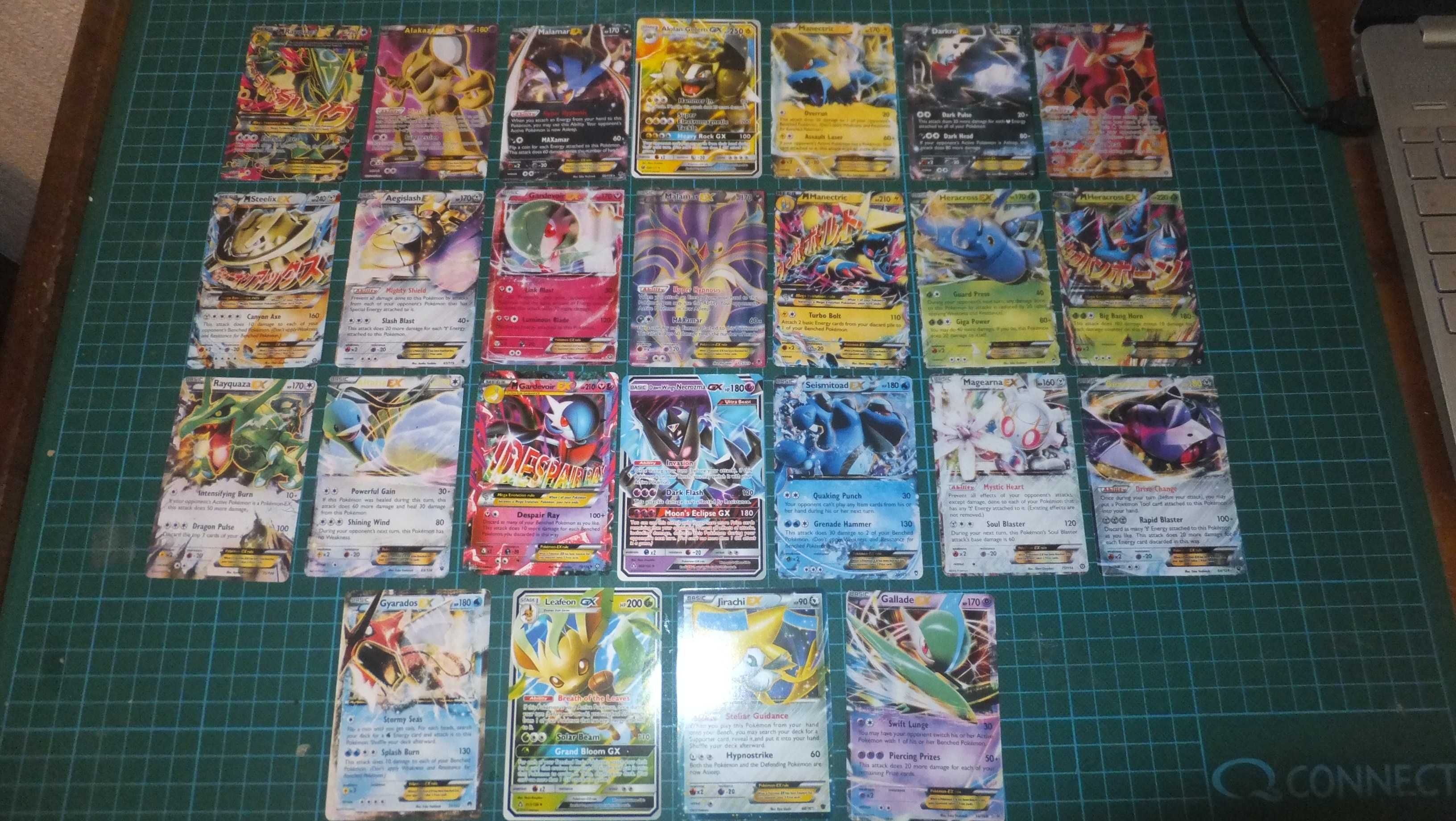 Conjunto Cartas Pokémon (não oficiais)