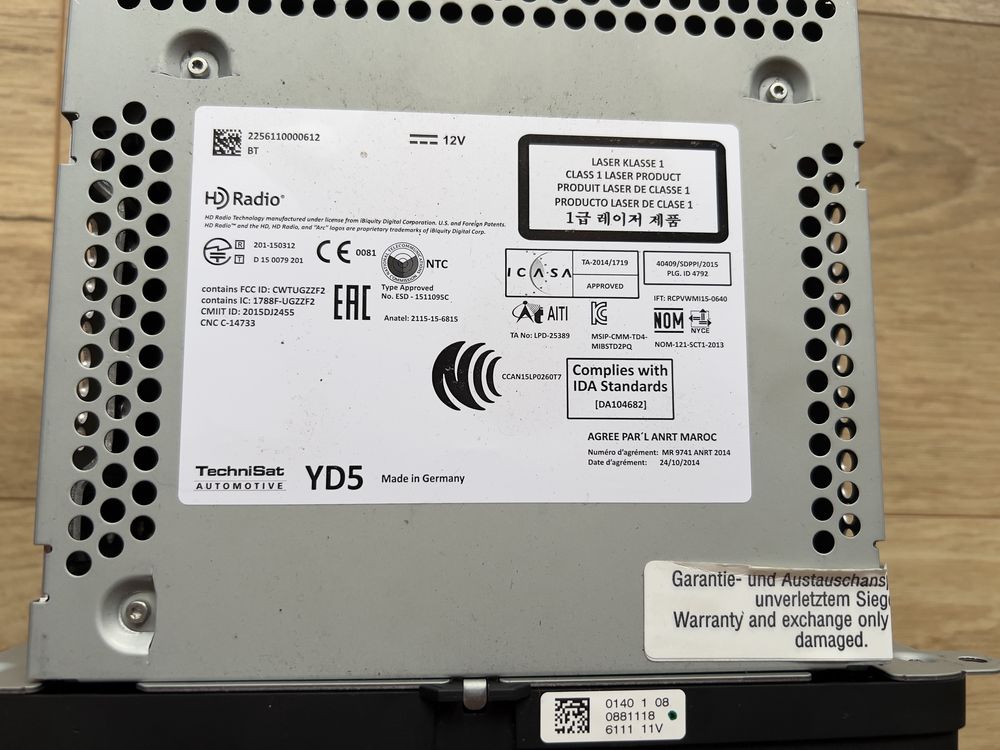 Radio multimedialne  composition Media vw OEM + ramka radia OEM