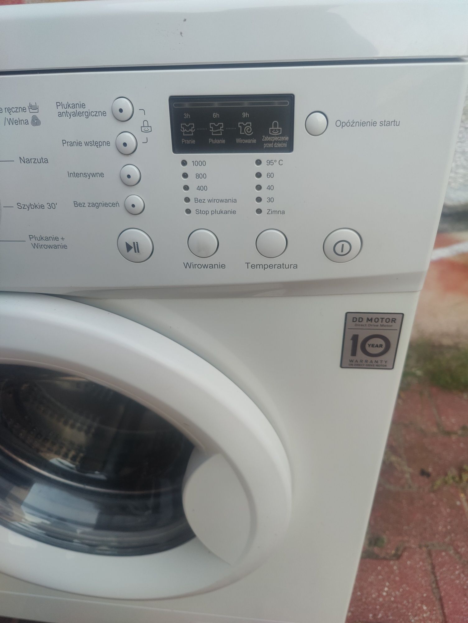 Pralka Lg A+++ 5kg direct drive silnik invertorowy cicha slim wąska