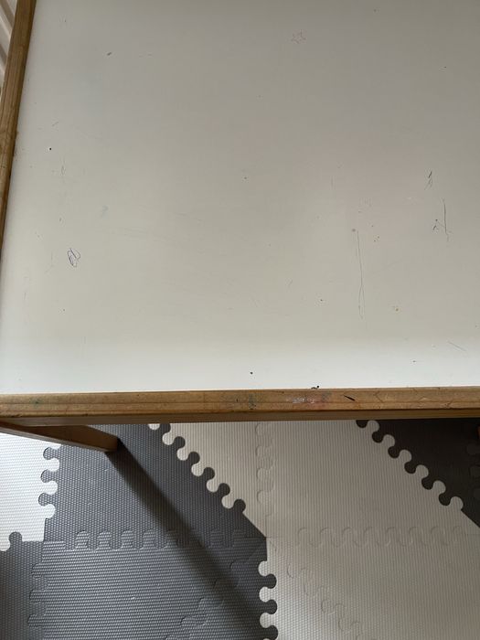 Drewniany stolik, stolik ikea, krzesełko drewniane, stolik dla dziecka
