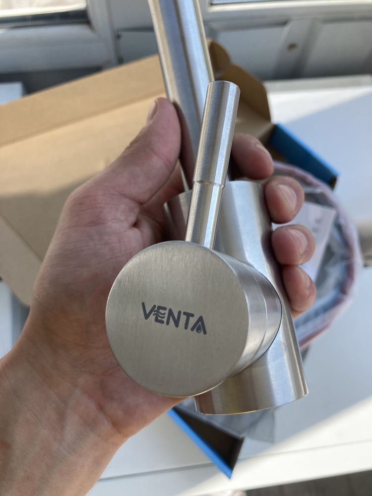 Змішувач для кухні нержавіюча сталь Venta VS402US