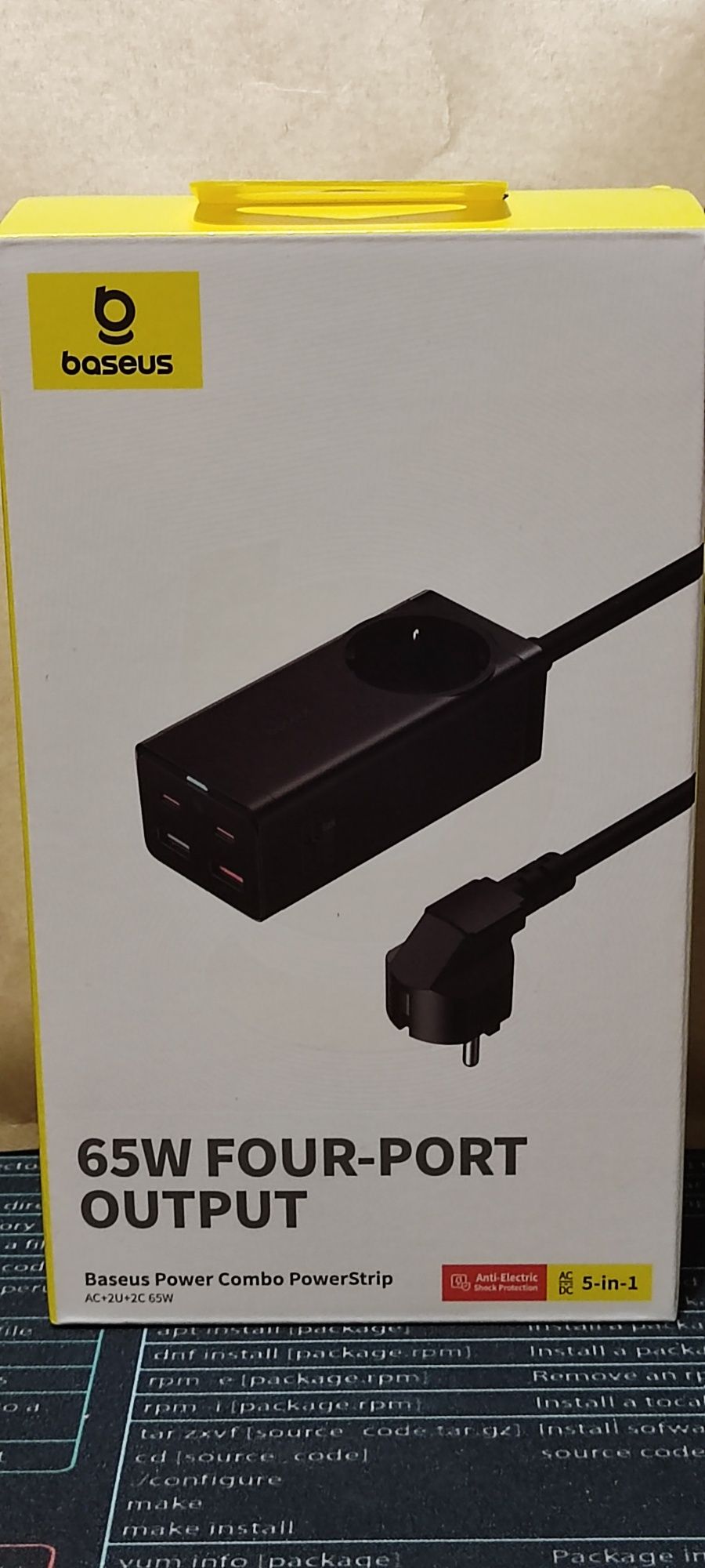 Stacja ładowania BASEUS 65W FOUR-PORT OUTPUT