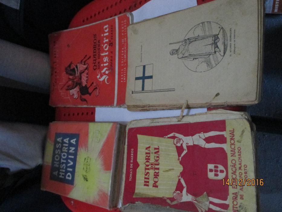 8 livros escolares escolares anos 60