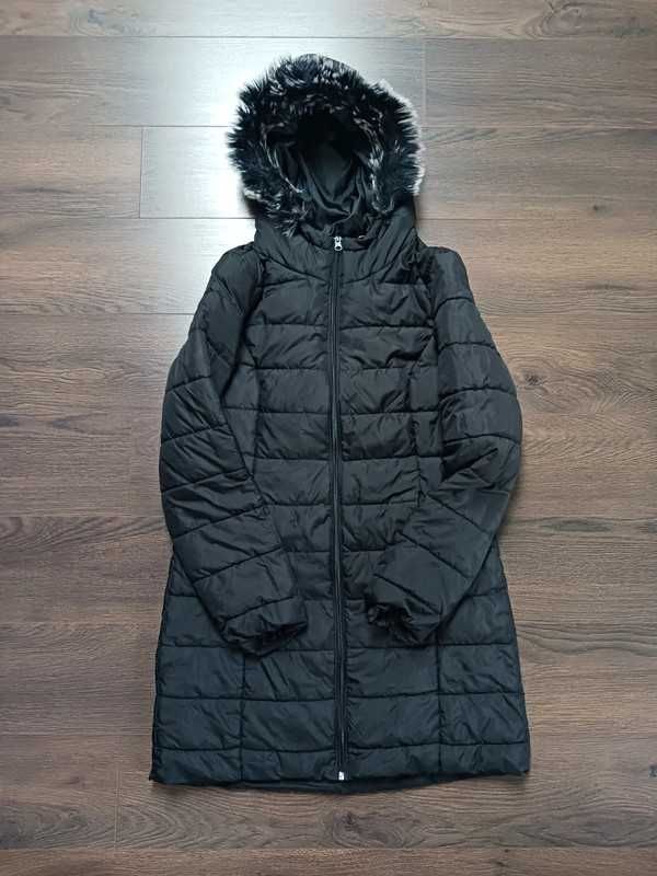 Kurtka Esmara 36/38 S/M - długa, czarna - Polecam