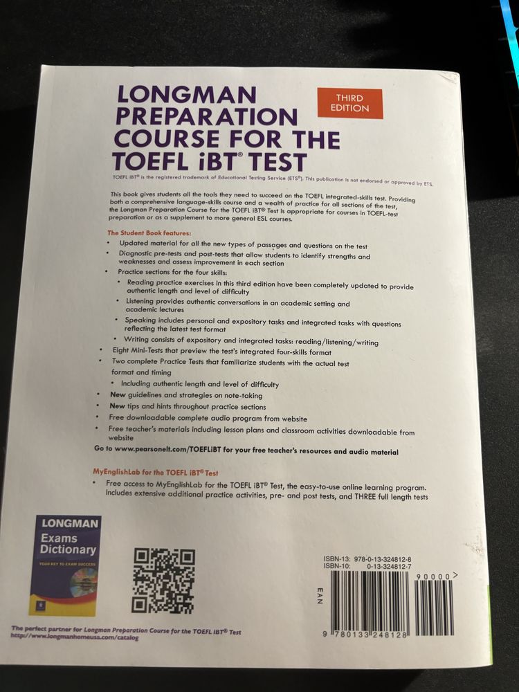 Longman Preparation Course for the Toefl iBT Test