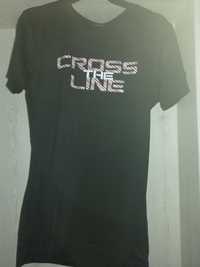 Czarna Koszulka termoaktywna Cross the line