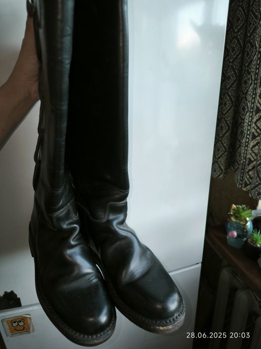 Чоботи для кінного спорту вінтаж шкіра р 40